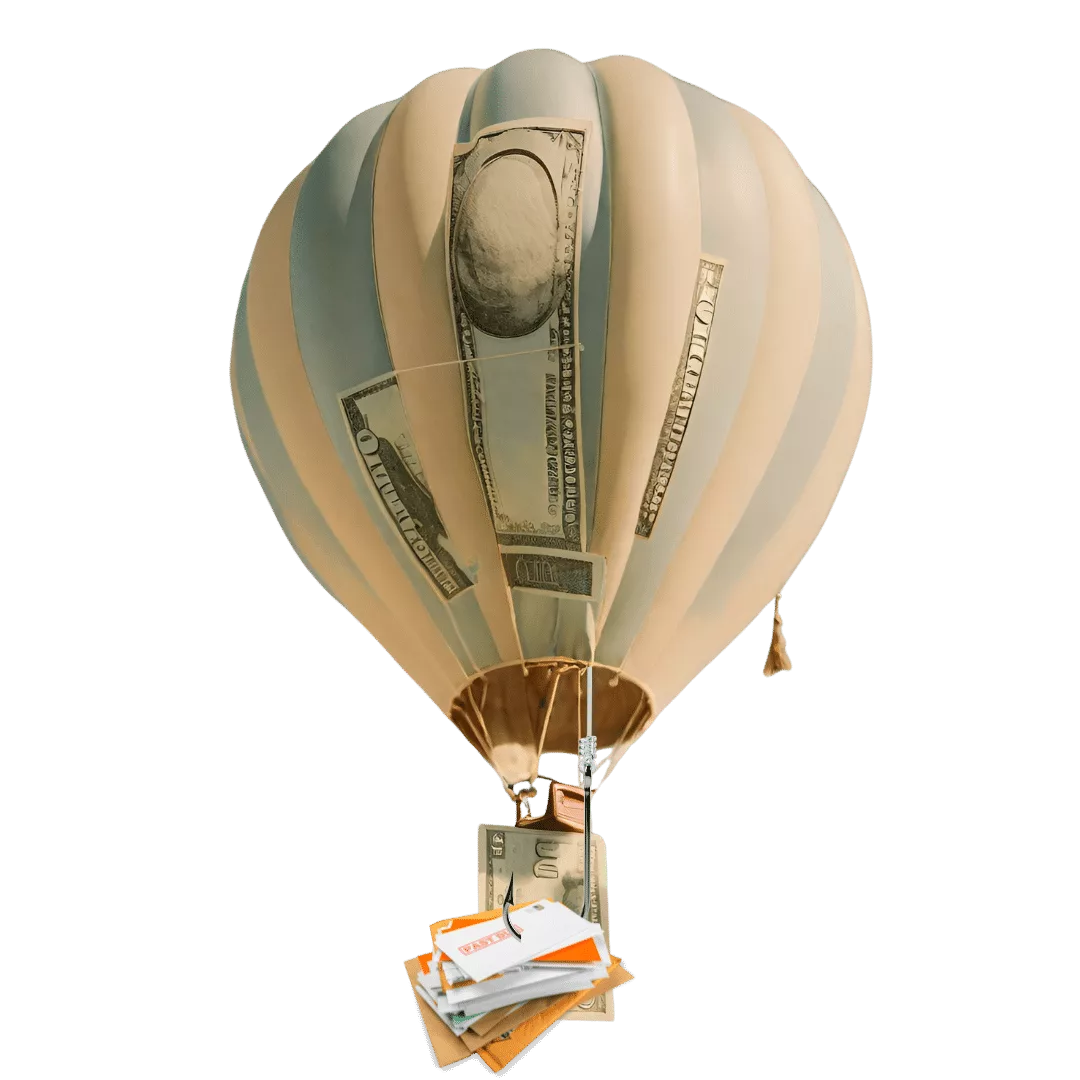 Balloon with debt