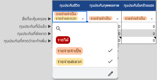 วิธีใช้งานคำนวณทุนประกัน 4 2