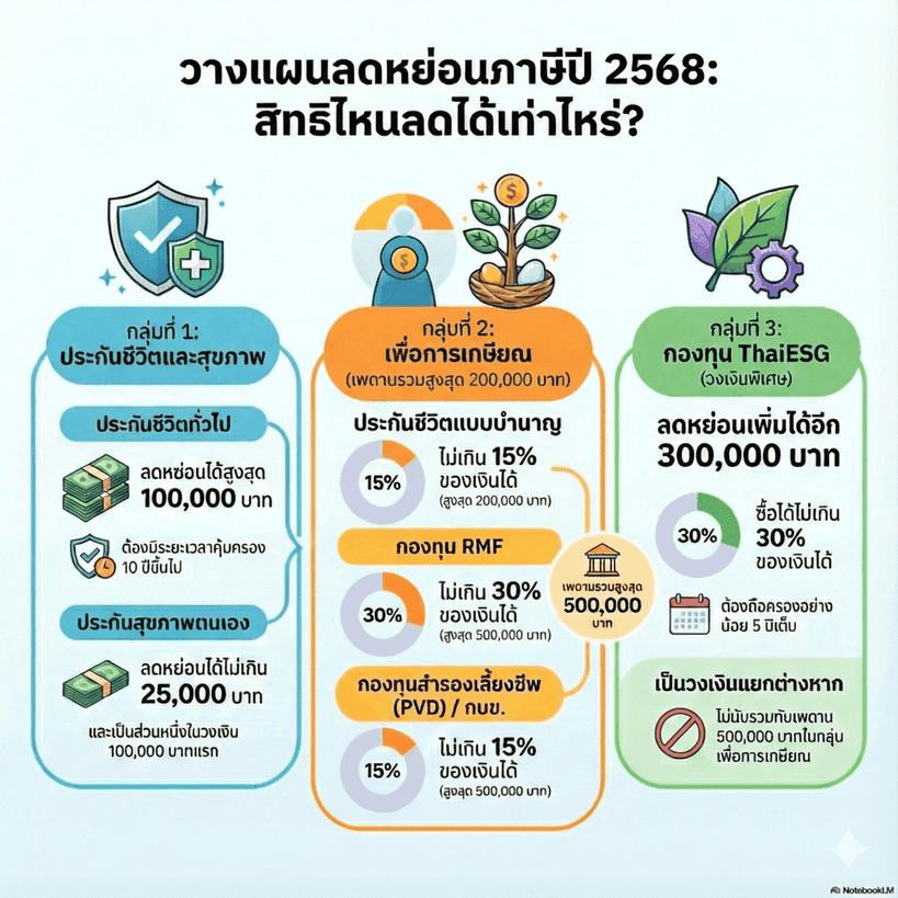 สรุปสิทธิลดหย่อน 1