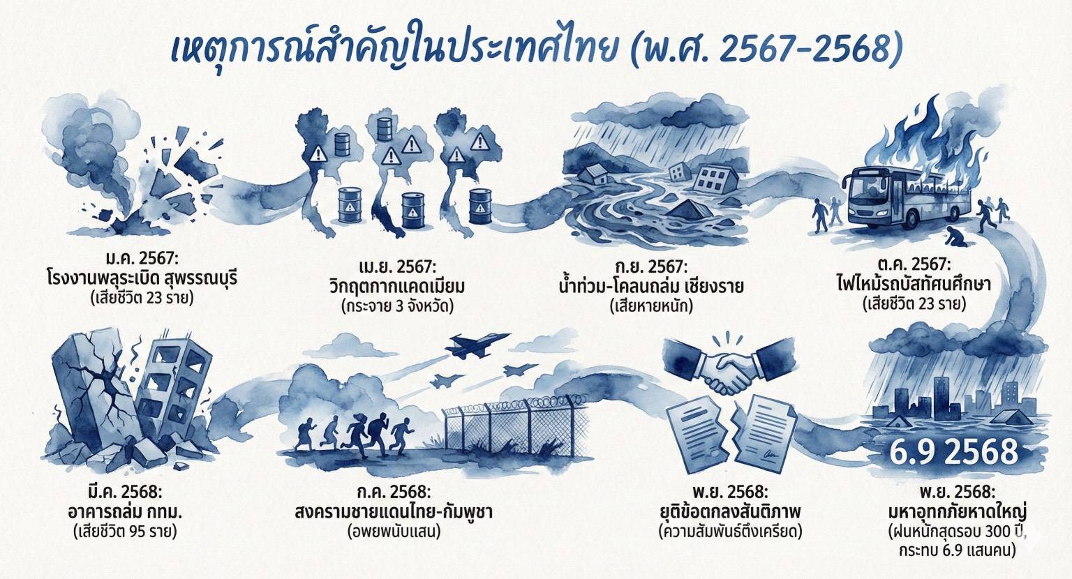 เหตุร้ายในไทยปี67 68